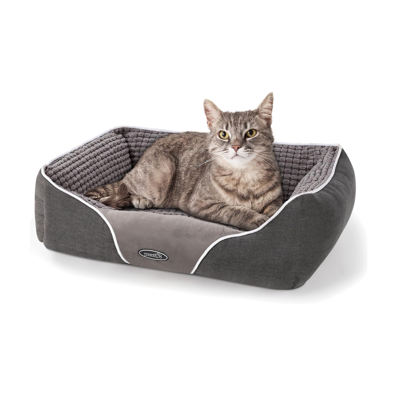 Pecute S-L Plush Pet Bed for Cats Small Dogs