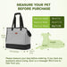 Pecute Pet Carrier for Small Dogs and Cats Tote Bag with Warm Cloth.