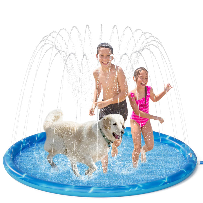 pecute Sprinkler Pad for Dogs & Kids-170cm