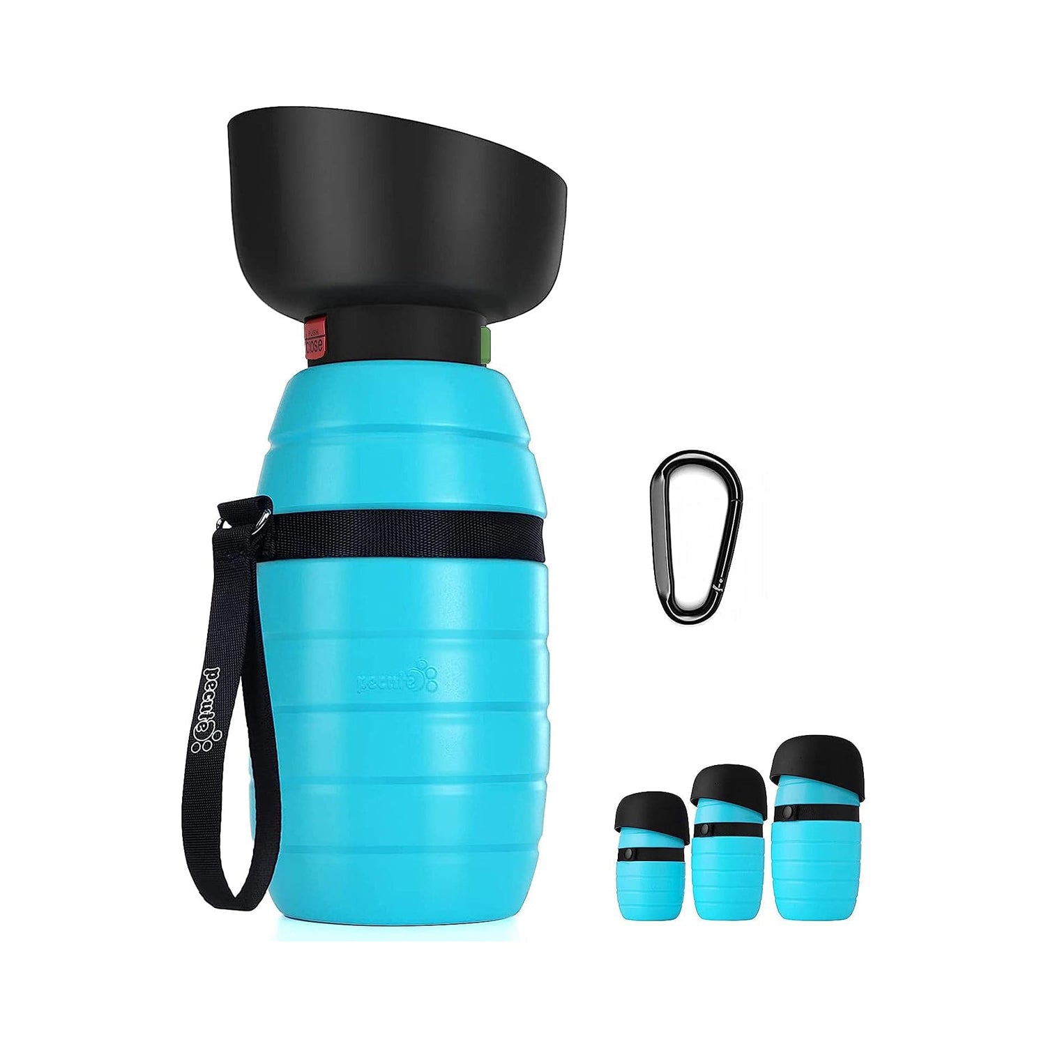 Pecute 500/650/850ml Dog Water Portable Bottle (Blue)