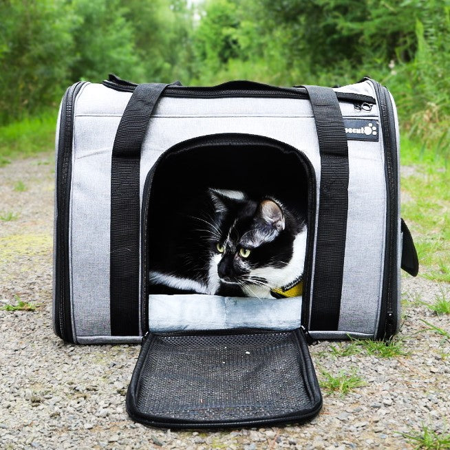 Pecute® Sac de transport pour animaux de compagnie grand, sac à main de transport pour chat