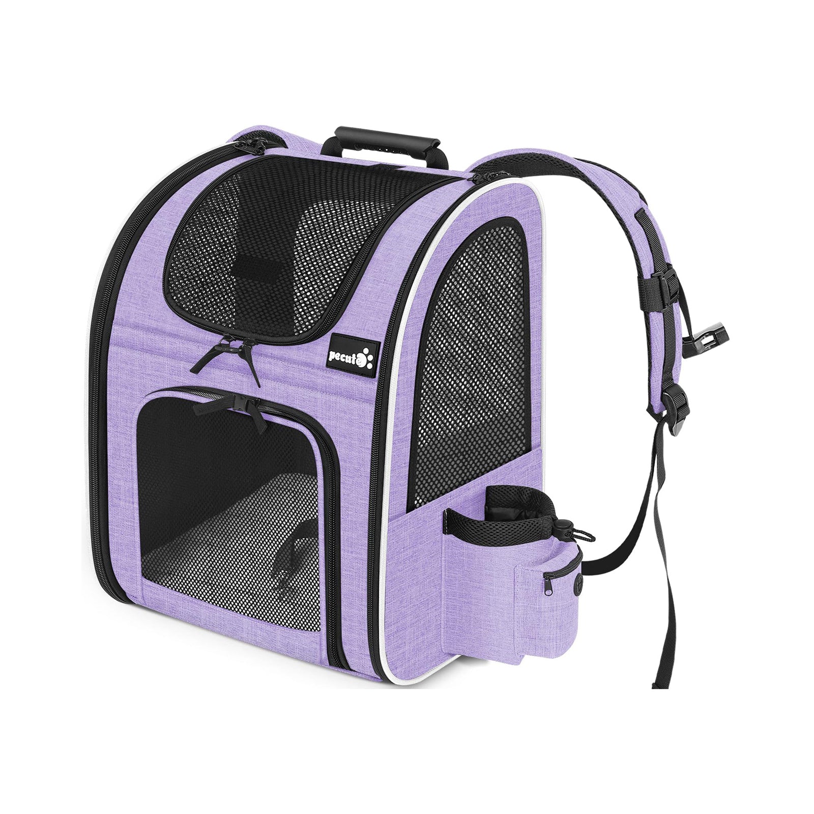 Sac à dos pour chien Pecute Cat Carrier, sac à dos respirant portable