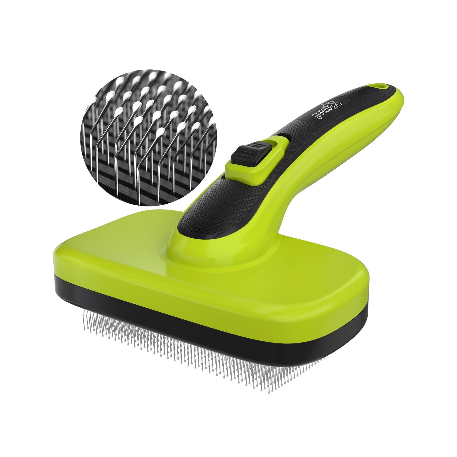 Pecute Self Cleaning Pet Grooming Brush Massage Particles