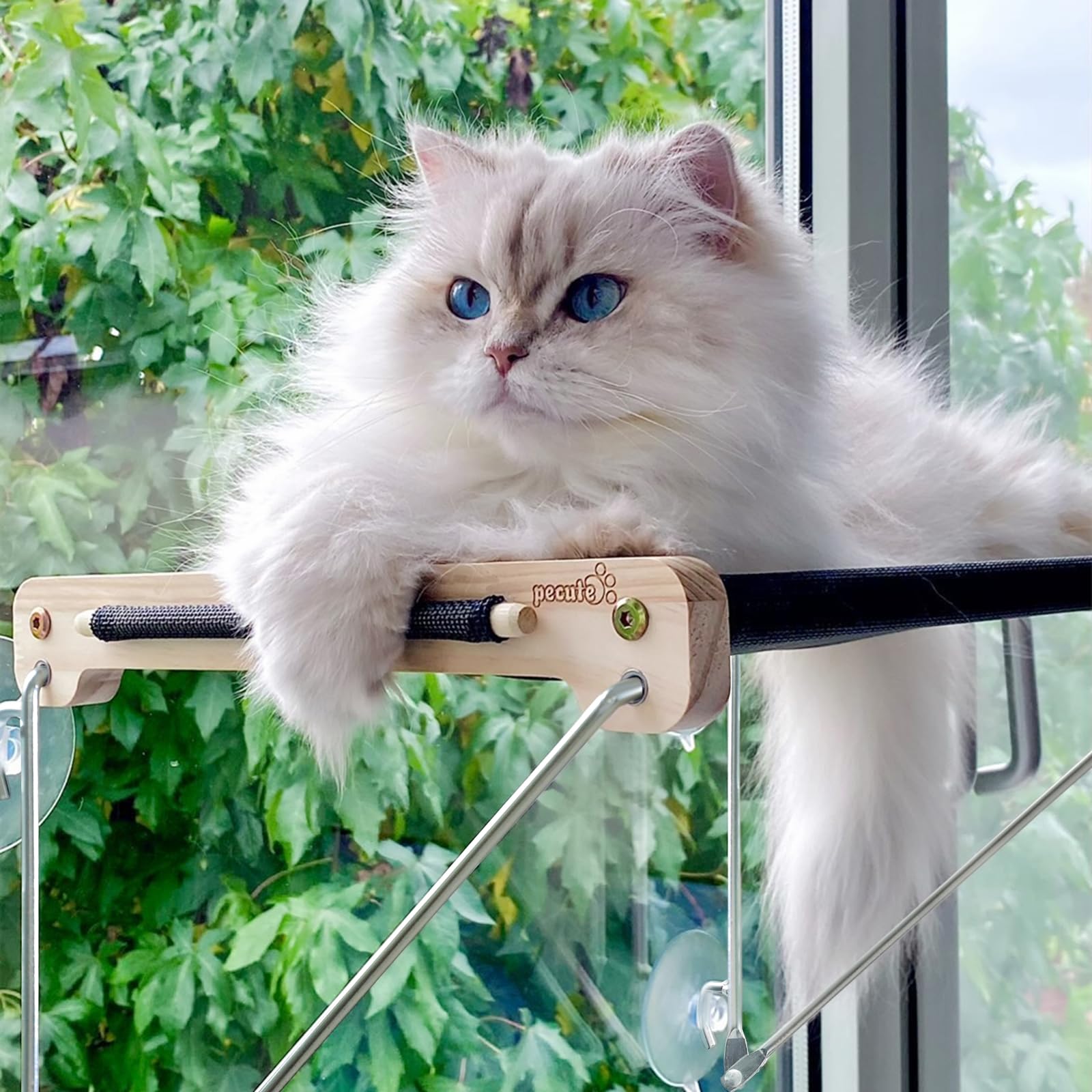 Breathable Mesh Cat Window Perch for Window