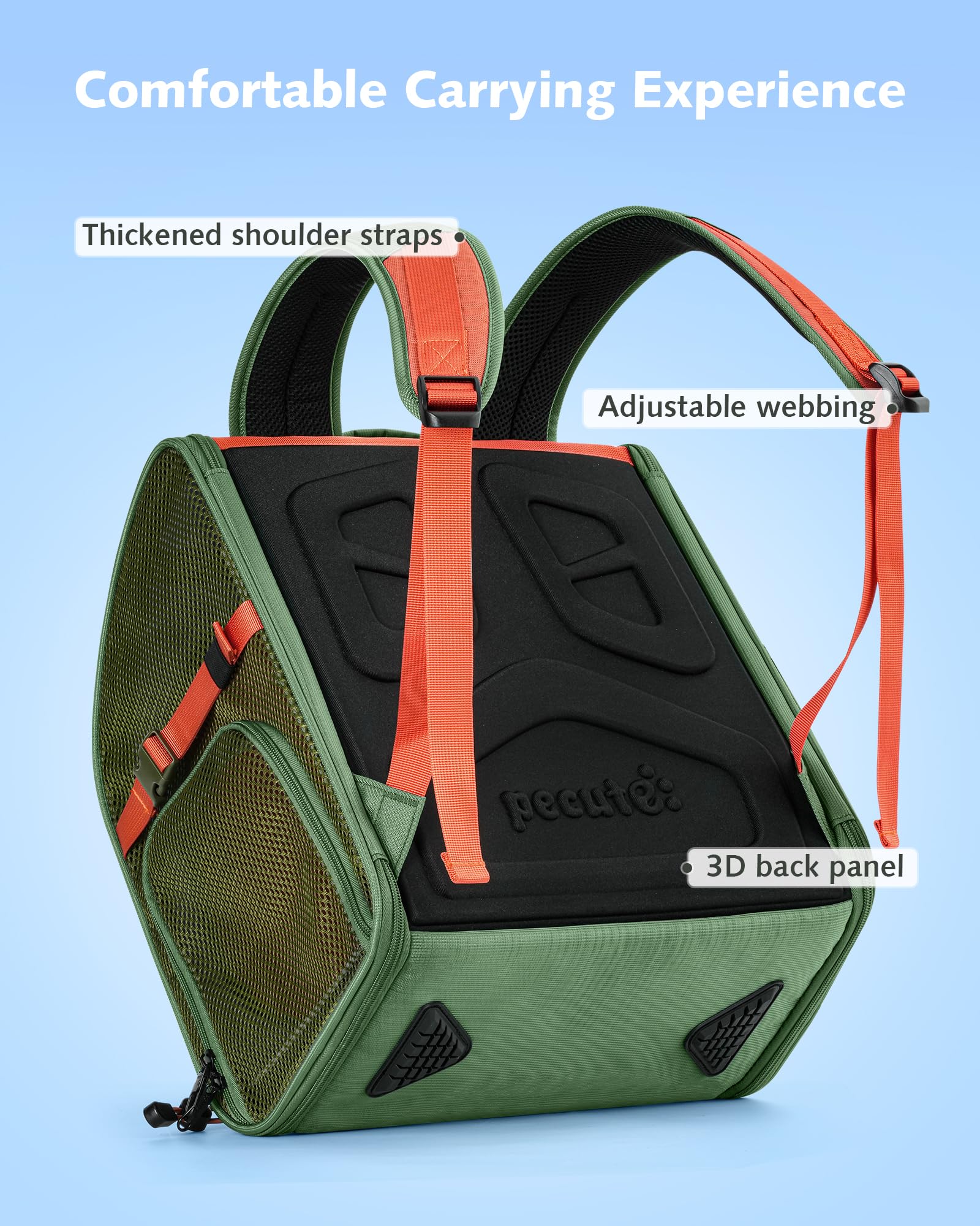 Pecute Small Pet Carrier Breathable Guinea Pig Carrier