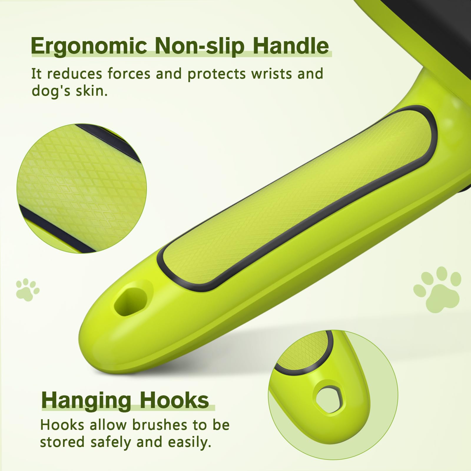 Pecute Self Cleaning Pet Grooming Brush Massage Particles