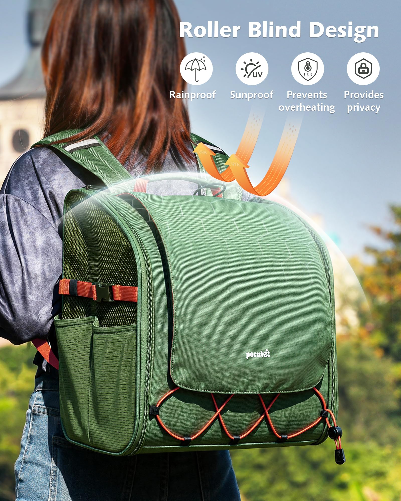 Pecute Small Pet Carrier Breathable Guinea Pig Carrier