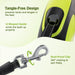 Pecute Retractable Dog Leash with Rechargeable LED Light.