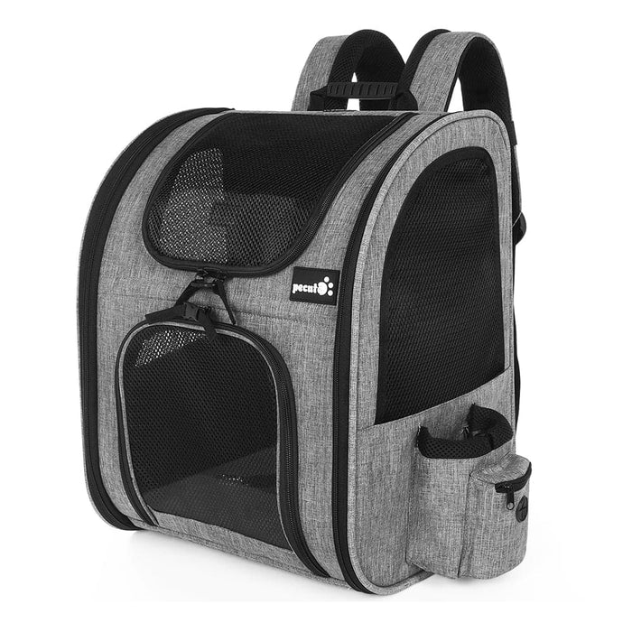 Pecute Cat Carrier Dog Backpack (Black).