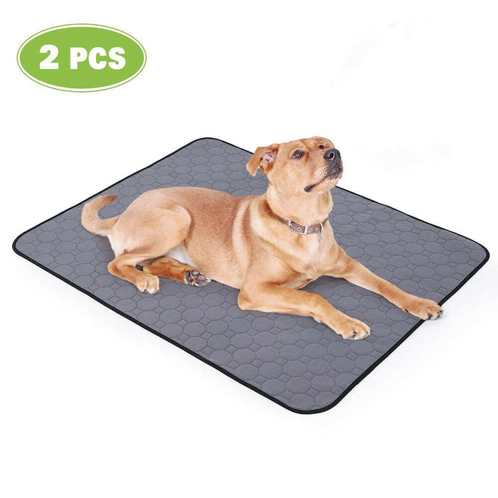 Pecute 2pcs Washable Reusable Dog Pee Pads 90*70cm.