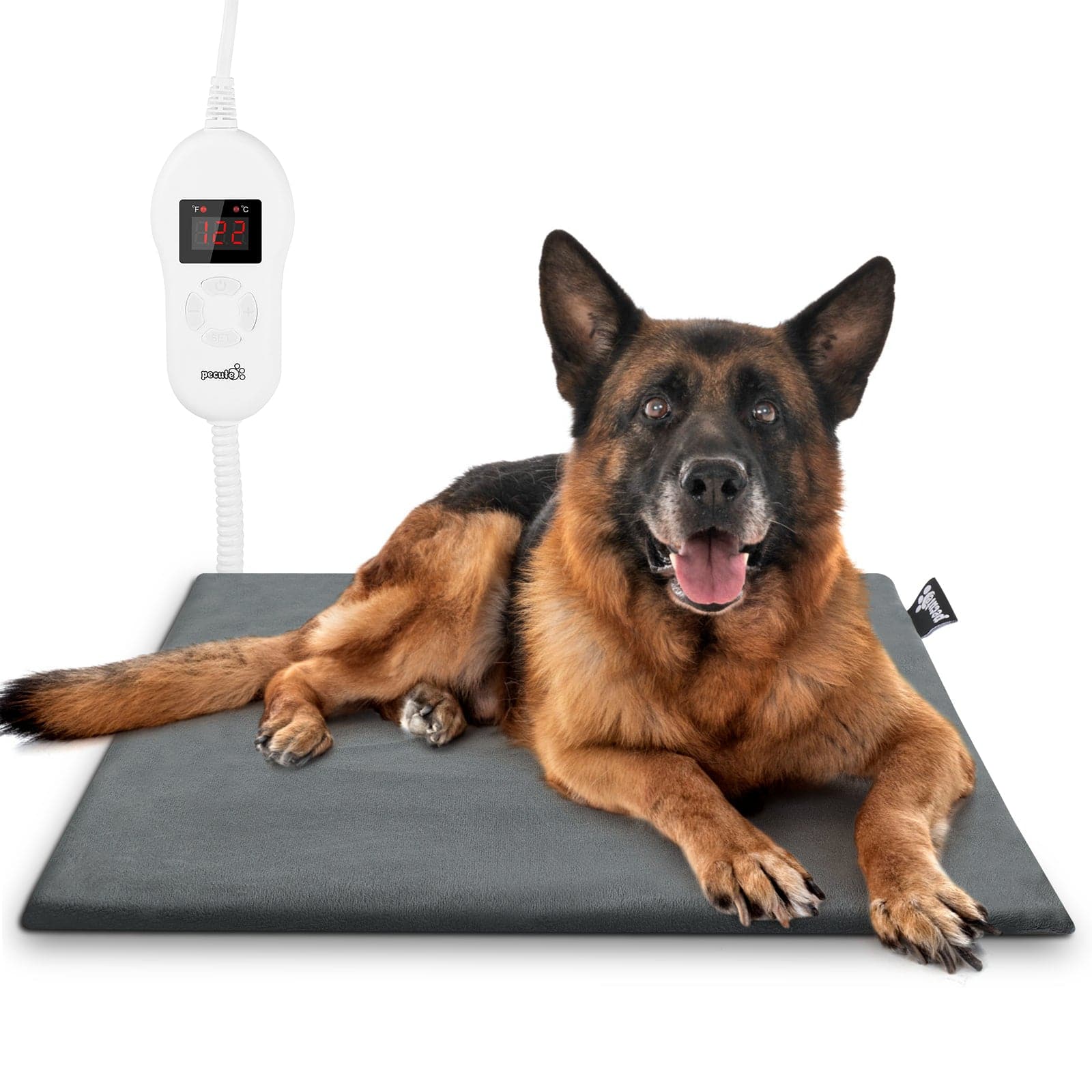 Pecute Pet Heating Pad 5 Adjustable Temperatures M.