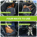 Pecute 100% Waterproof Dog Seat Cover (Grey Rhombus).