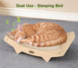 Pecute Cat Scratcher Pad Lounge with Natual Woven Sisal.