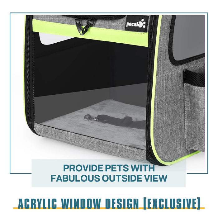 Pecute Cat Carrier Dog Backpack Visible Acrylic.