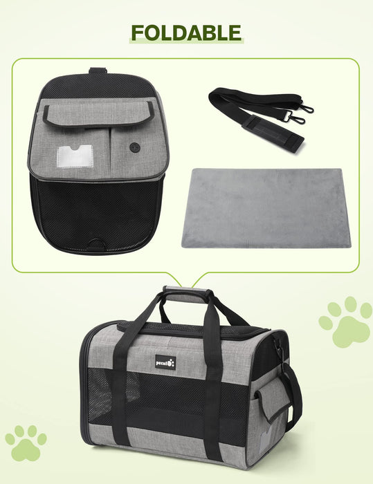Pecute Pet Carrier Bag with Bowl Used for Pet Under 6KG.