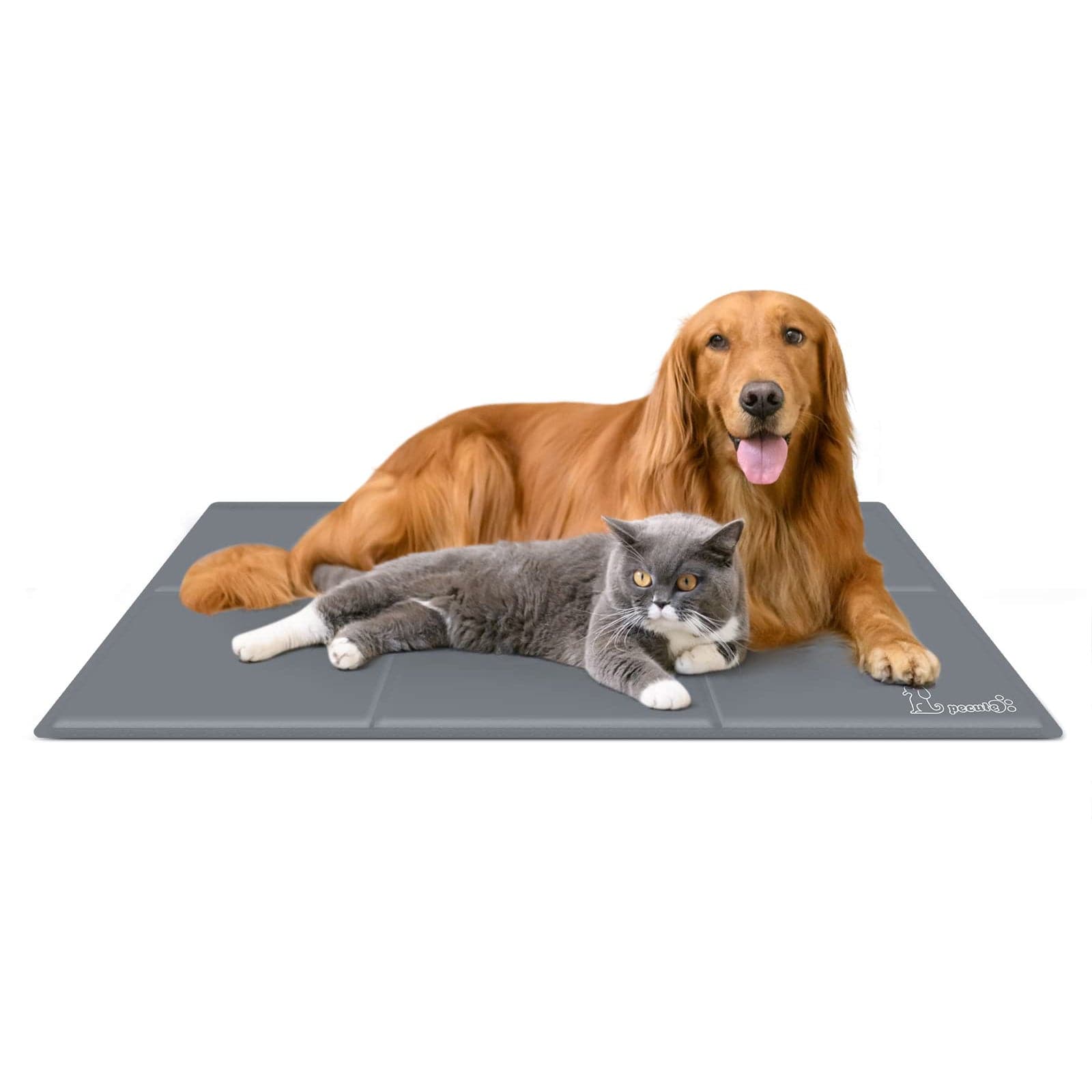 Pecute Dog Cooling Mat Grey（L）.