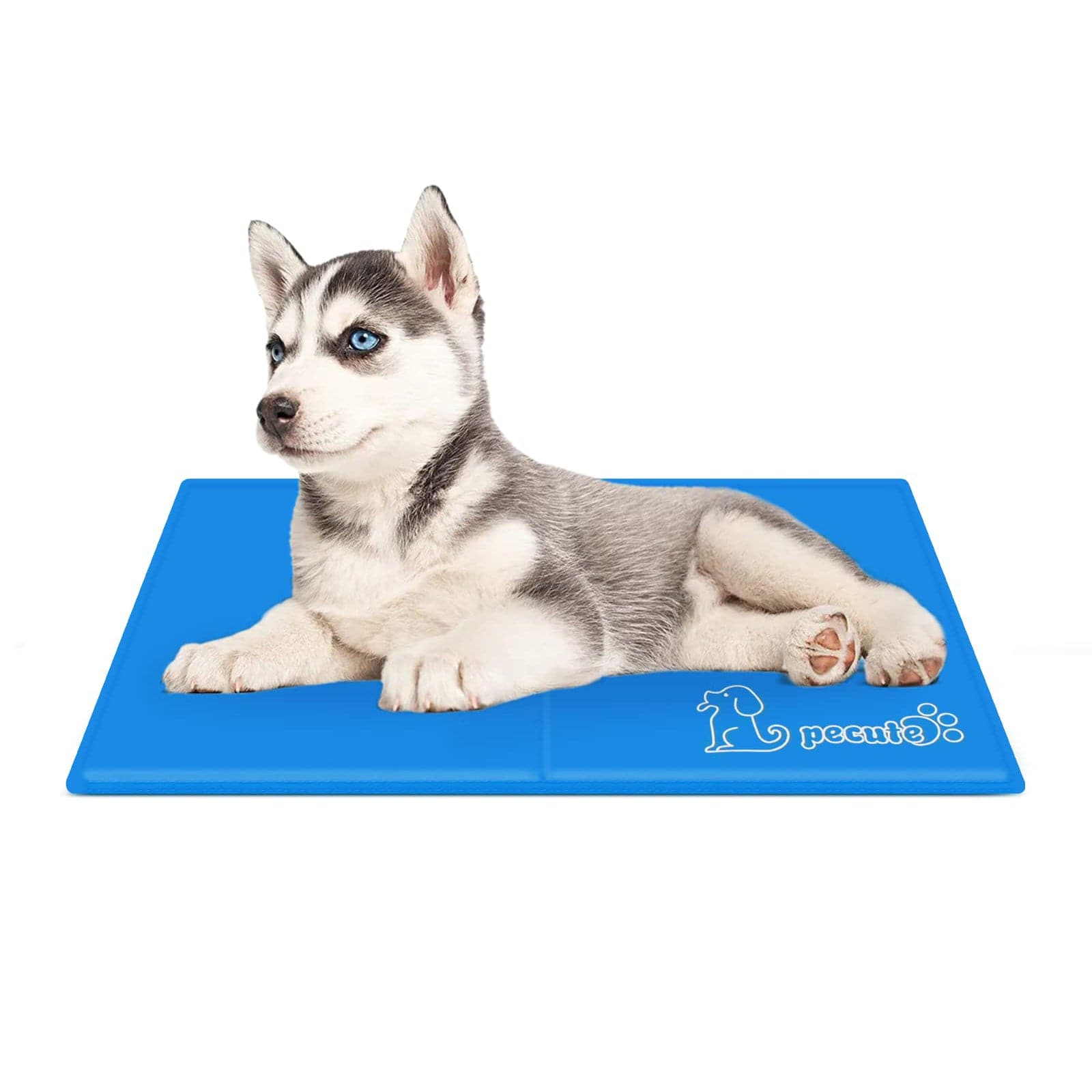 Pecute Dog Cooling Mat Blue（L）.