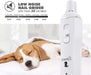 Pecute Dog Nail Grinders with LED Light (White).