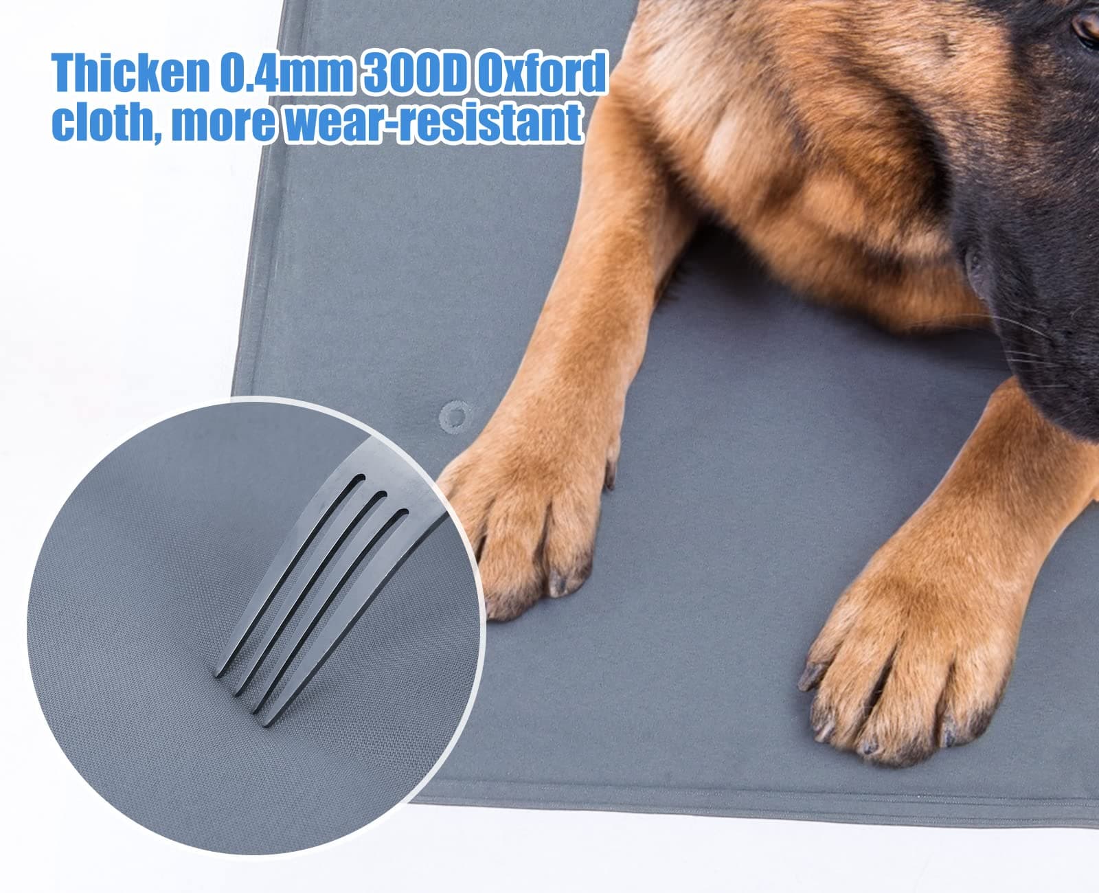 Pecute Dog Cooling Mat Grey（L）.