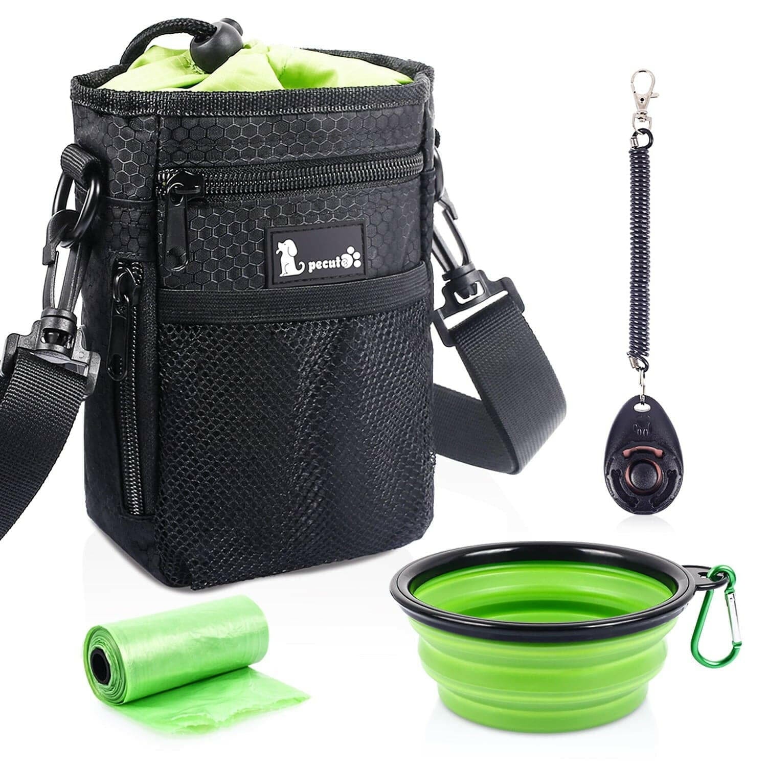 Pecute Waterproof Dog Treat Pouch Bag.