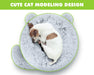 Pecute Cat Bed Small Dog Plush Donut Beds.