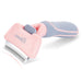 Pecute Curved Brush Shedding Hair Removal (Pink).