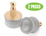 Pecute Replacement Heads for Pet Nail Grinders(2 Pack, Concave).