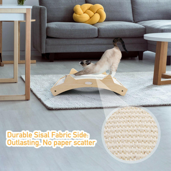 Pecute Double-Sided Cat Scratching Pad.