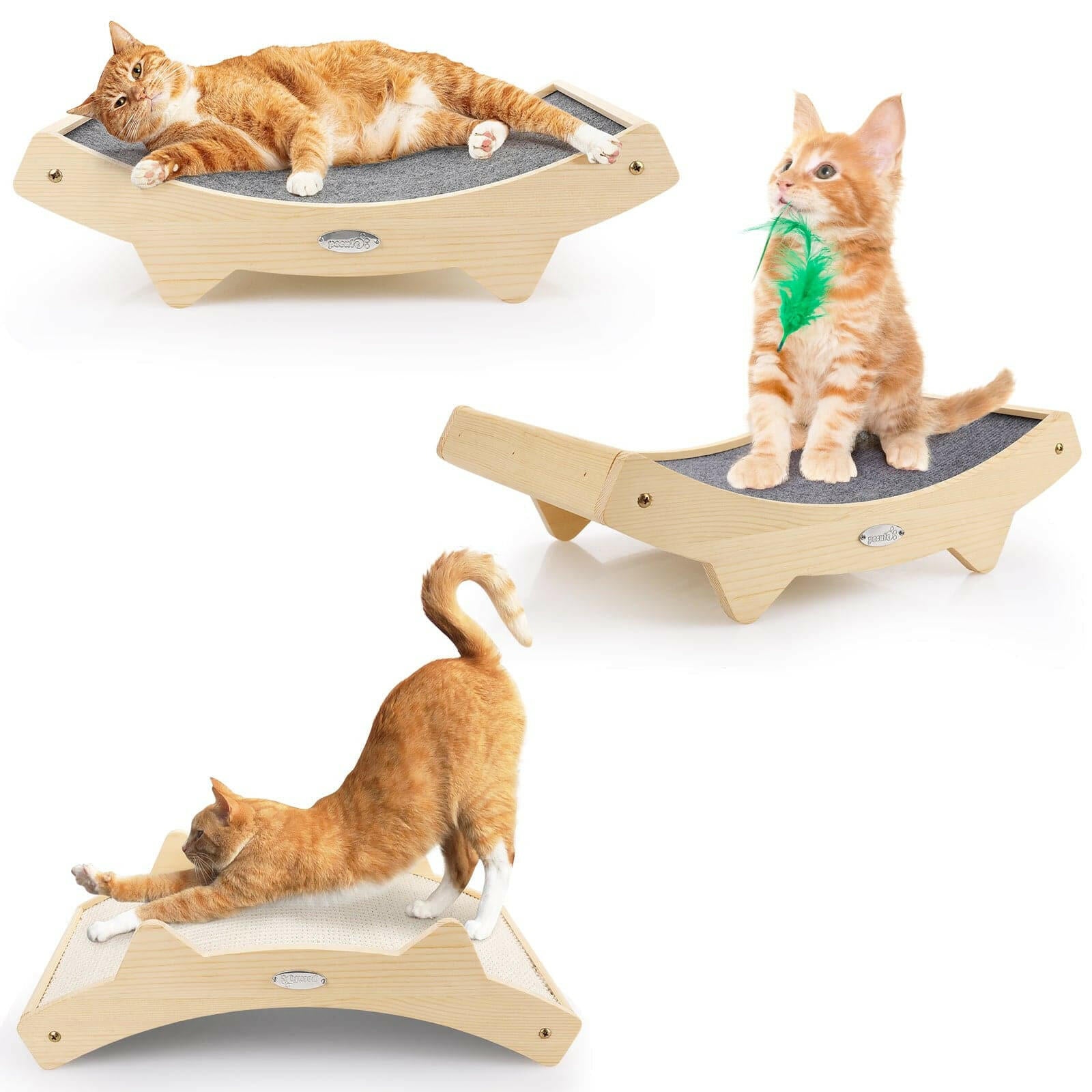 Pecute Double-Sided Cat Scratching Pad.