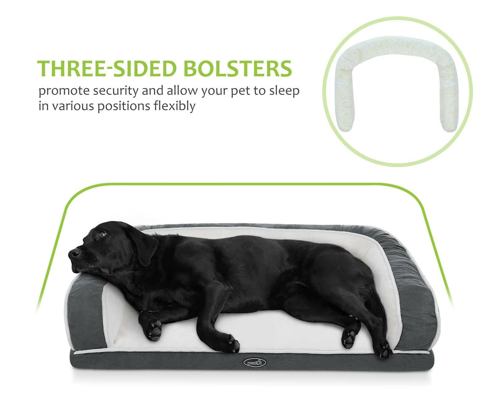 Pecute Orthopedic Dog Sofa Bed(XL: 101×66×20cm).