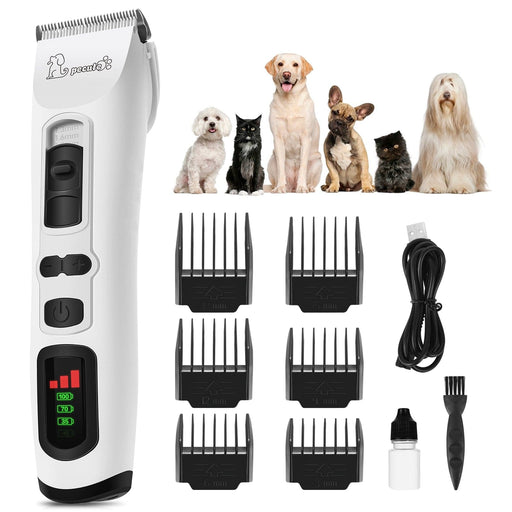 Pecute Electric Pet Clipper, Dog Grooming Kit.