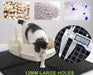 Pecute Cat Litter Mat 75x65cm Square Large Hole Cat litter Trapper.