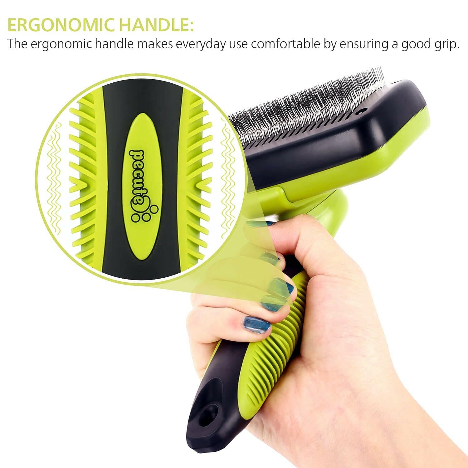 Pecute Self Cleaning Pet Grooming Brush.