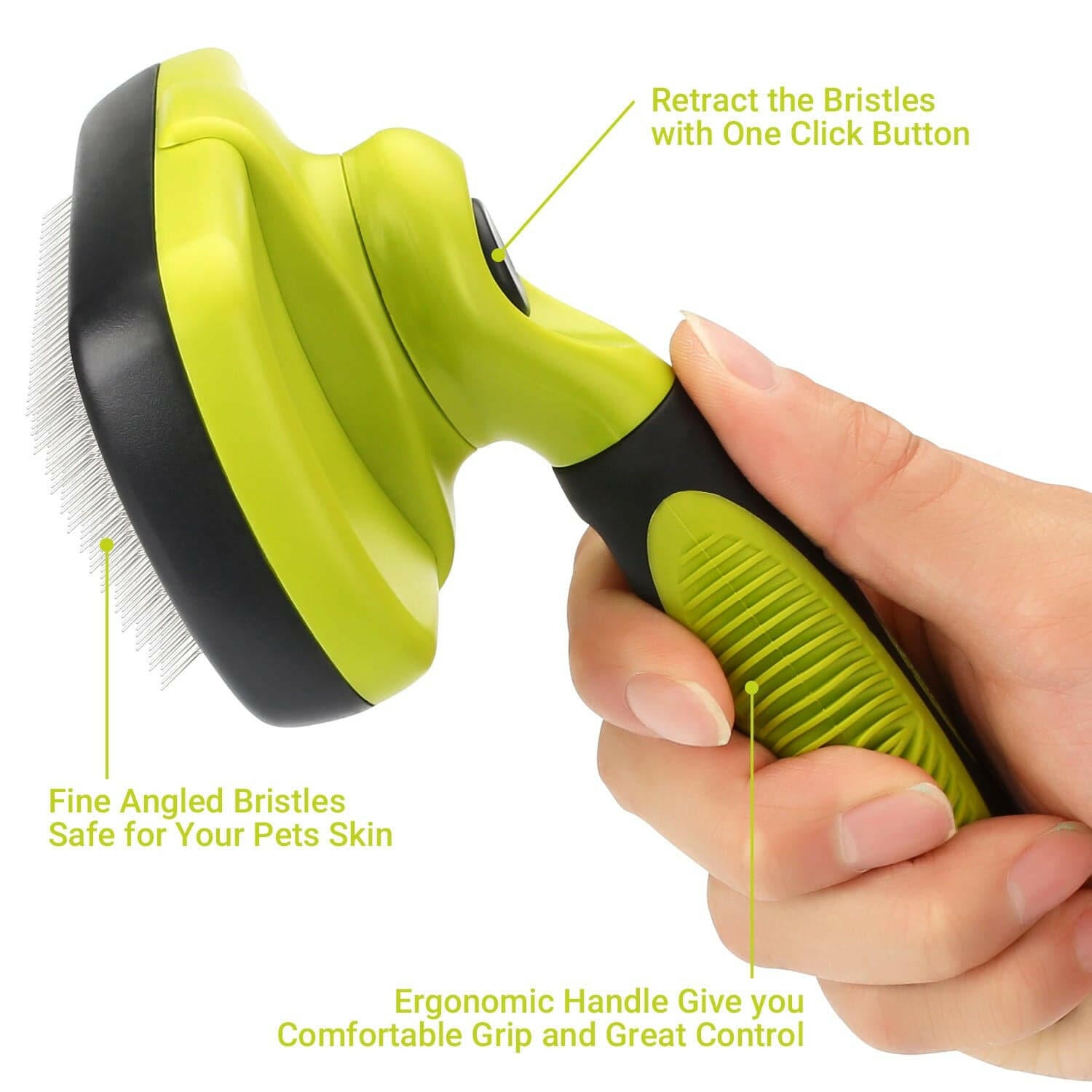 Pecute Self Cleaning Pet Grooming Brush.