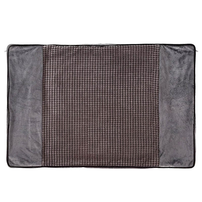 Pecute Replacement Covers of Dog Bed Memory Foam (Large, Grey).